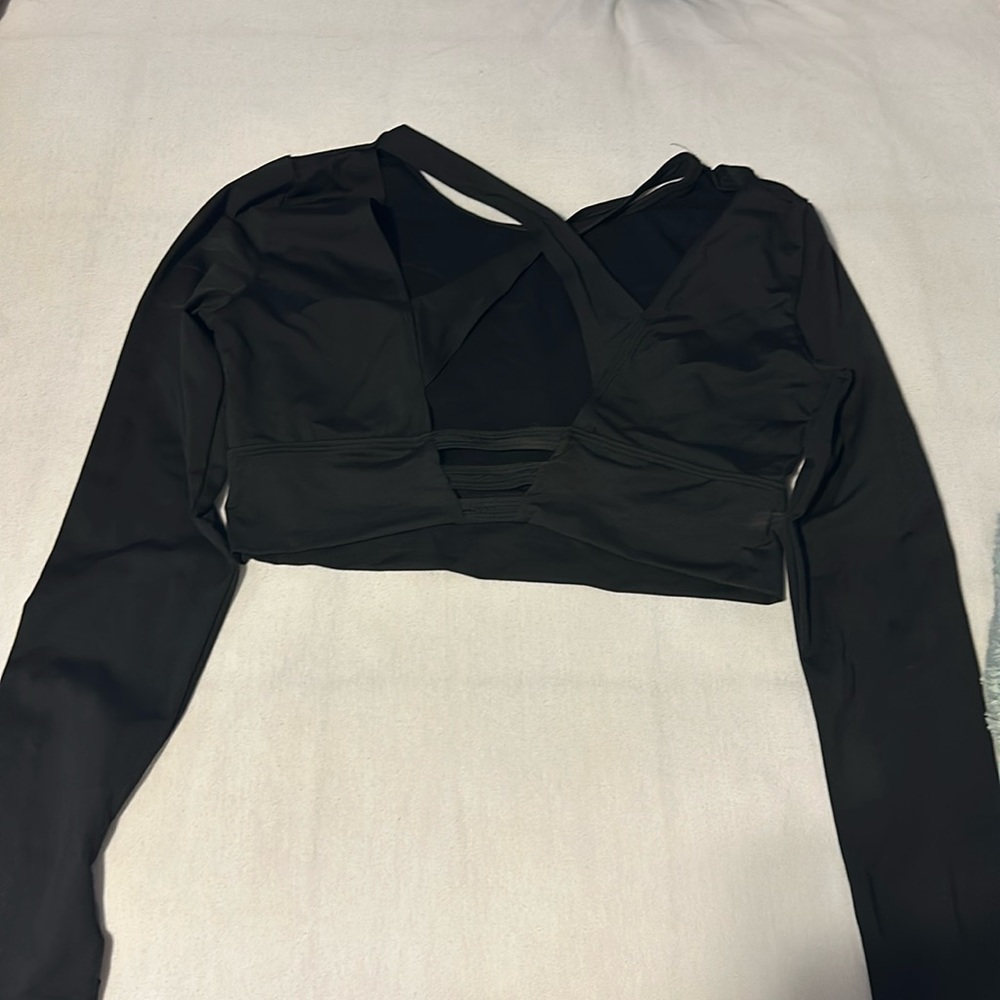 SHEIN cropped workout top
